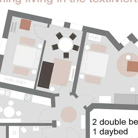 Appartamento Leben Im Textilviertel - Stilvolle - Zentral Und Ruhig *